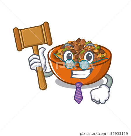 Judge kung pao chicken in a cartoon Judge kung pao chicken in a cartoon 56933139