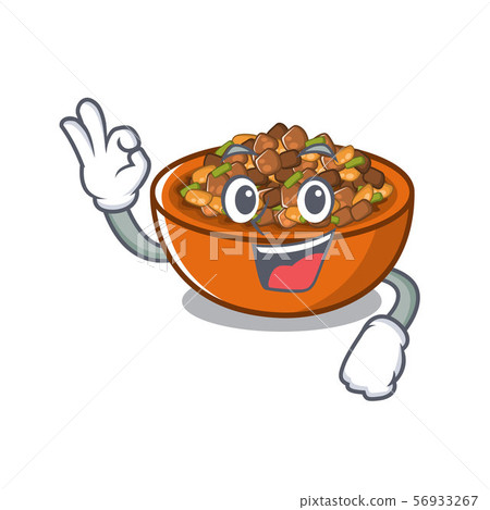 Okay kung pao chicken in a mascot 56933267