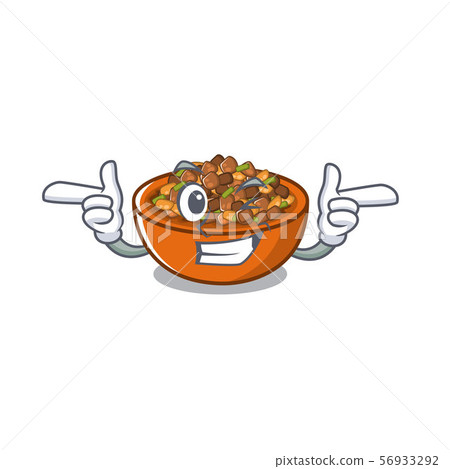 Wink kung pao chicken in a mascot 56933292