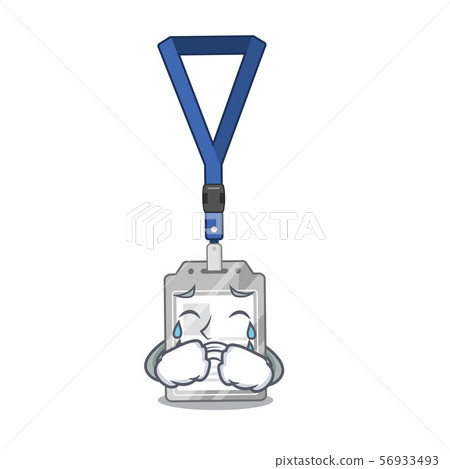 Crying name tag isolated in the cartoon 56933493