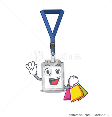 Shopping name tag on the mascot table 56933509