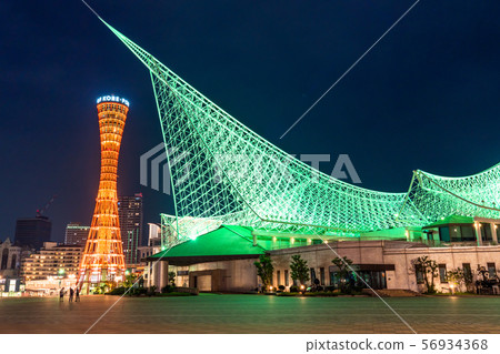 <兵庫縣>神戶/美利堅公園夜景 56934368