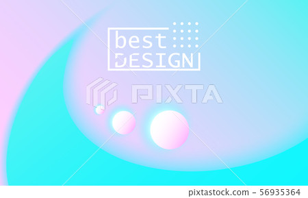 Fluid shapes composition. 56935364