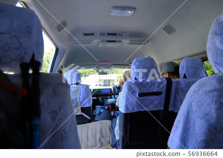 Inside the shared taxi room for Oze Inside the shared taxi room for Oze 56936664