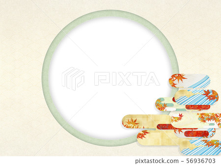 圓窗 - 日元 - 日式 - 日式圖案 - 背景材料 圓窗 - 日元 - 日式 - 日式圖案 - 背景材料 56936703