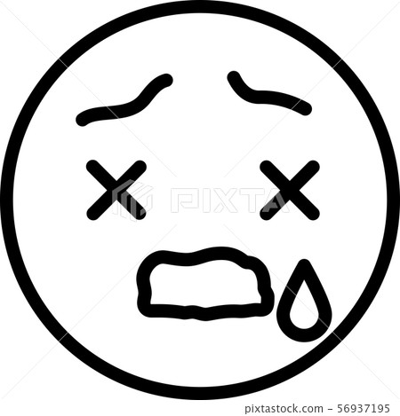 面對象表情面部情感表示簡單的例證 面對象表情面部情感表示簡單的例證 56937195