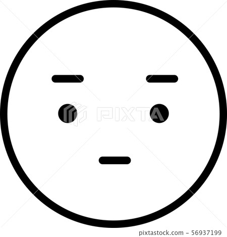 面對象表情面部情感表示簡單的例證 56937199