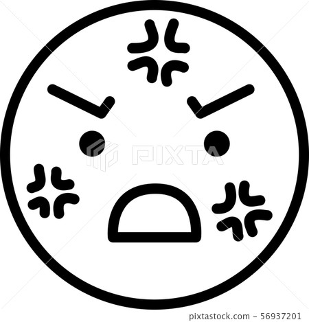面對象表情面部情感表示簡單的例證 面對象表情面部情感表示簡單的例證 56937201