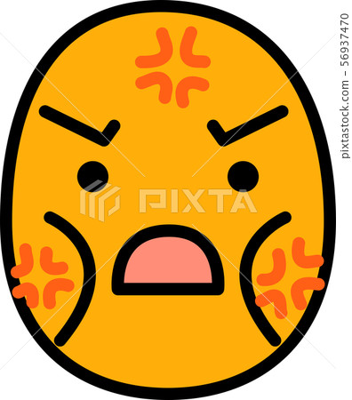 Face icon facial expression emotion expression skinny simple illustration 56937470