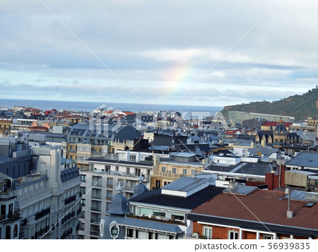San Sebastian Cityscape Rainbow 56939835