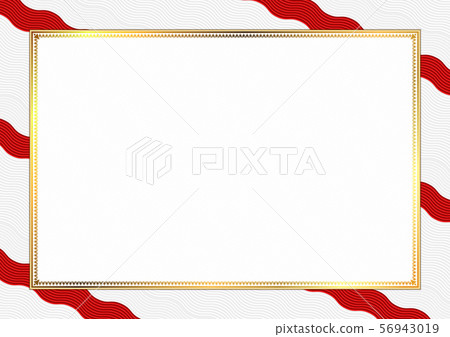 Border made with Tonga national colors 56943019