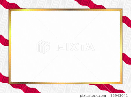 Border made with Greenland national colors Border made with Greenland national colors 56943041