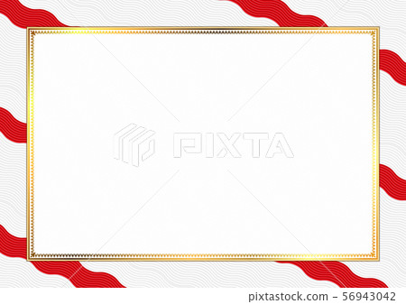 Border made with Gibraltar national colors Border made with Gibraltar national colors 56943042