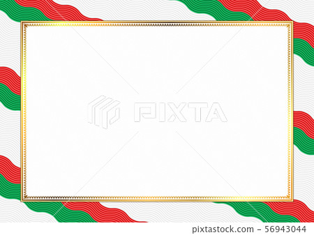Border made with Burkina Faso national colors Border made with Burkina Faso national colors 56943044