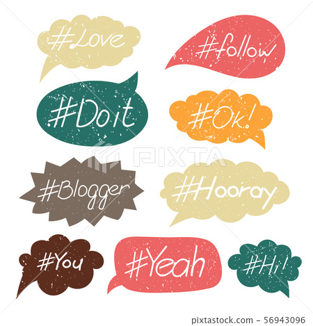 Hand written hash tags Hand written hash tags 56943096