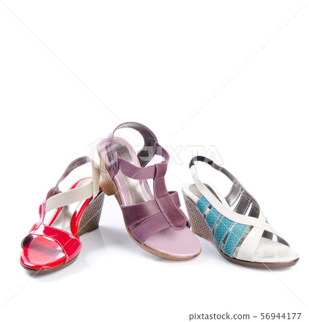 shoe or woman shoe on a background new. shoe or woman shoe on a background new. 56944177