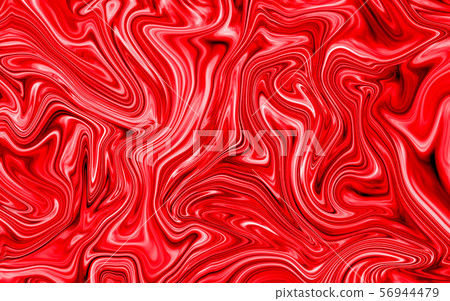 abstract Red Liquid Marble Swirl texture 56944479