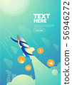 Businessman startup poster with text 56946272