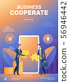 Businessman cooperate startup team poster layout 56946442