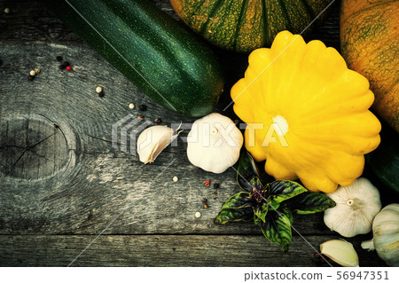 Fresh organic gardening vegetables 56947351