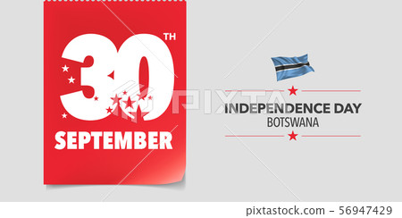 Botswana independence day greeting card, banner, Botswana independence day greeting card, banner, 56947429