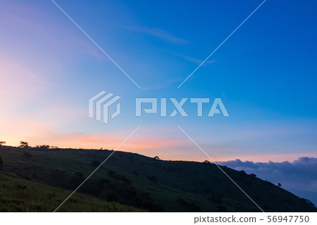 Takabotchi Plateau: Dawn Shiojiri City Takabotchi Plateau: Dawn Shiojiri City 56947750