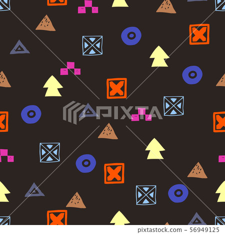 Seamless Ethnic pattern. Tribal vector abstract background 56949125
