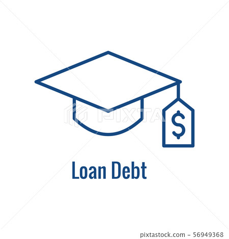 Student Education Icon with imagery depicting the 56949368