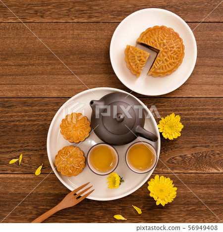 中秋節月餅蓋貝 中秋節月餅蓋貝 56949408