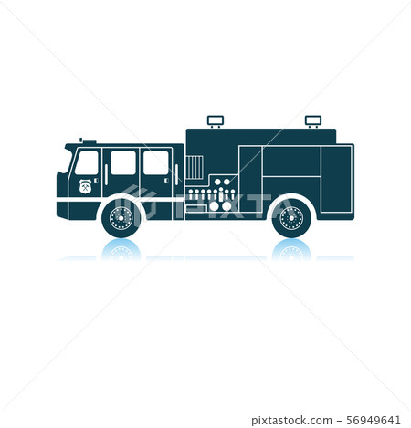 Fire Service Truck Icon Fire Service Truck Icon 56949641
