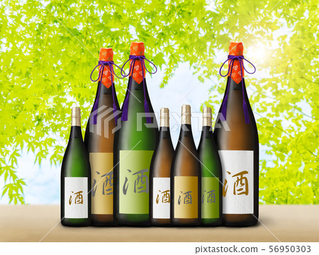 日本酒瓶圖像 日本酒瓶圖像 56950303