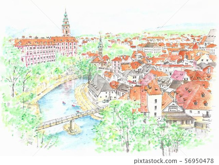 World heritage, Czech Republic, Cesky Krumlov World heritage, Czech Republic, Cesky Krumlov 56950478