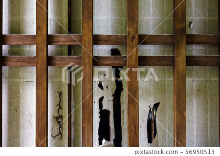 Abandoned shop of an old private house 56950513