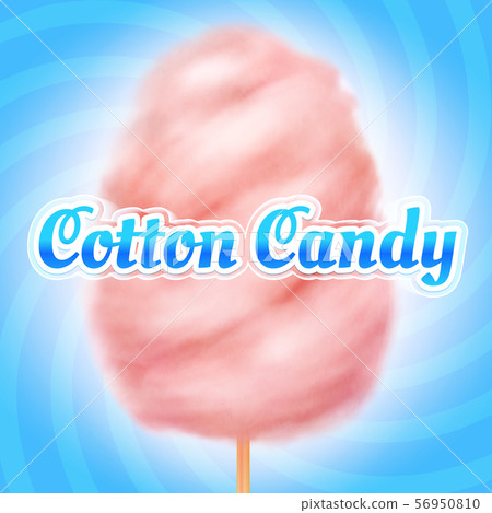 Pink Cotton Candy Candyfloss Background Stock Photo, Picture and