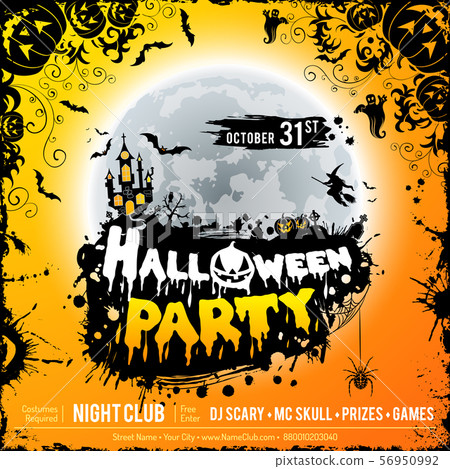 Happy Halloween Party Poster 56950992