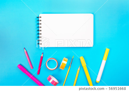 Back to school flat lay frame Back to school flat lay frame 56951668