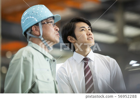 Worker businessman Worker businessman 56952288