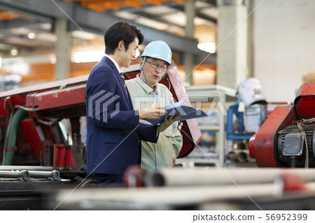 Worker businessman Worker businessman 56952399
