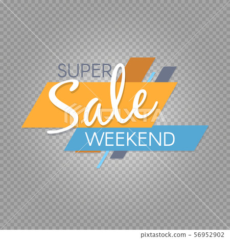 Super sale banner template isolated on background Super sale banner template isolated on background 56952902