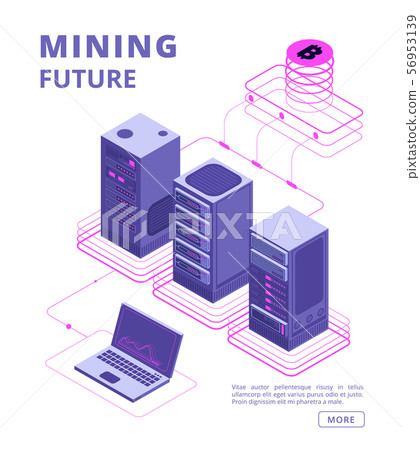 Blockchain, token trading, bitcoin and altcoin farms, crypto bank, ico vector isometric concept with Blockchain, token trading, bitcoin and altcoin farms, crypto bank, ico vector isometric concept with 56953139