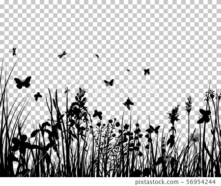 Meadow silhouette 56954244