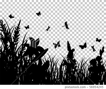 Meadow silhouette 56954245