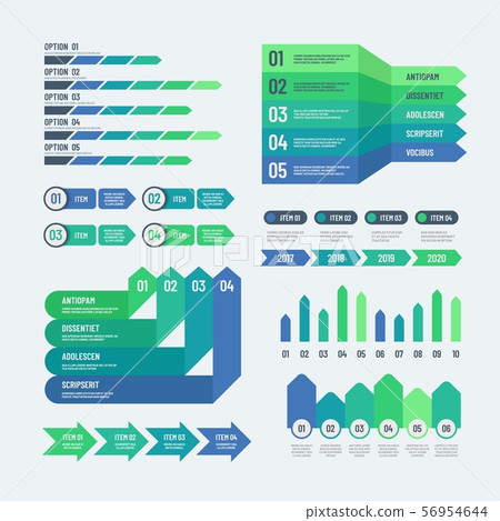 Infographic elements. Modern graphs investment charts info diagrams. Web report info graphic vector Infographic elements. Modern graphs investment charts info diagrams. Web report info graphic vector 56954644