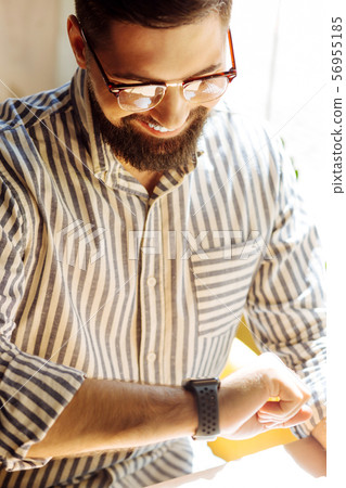 Good looking nice man wanting to know the time 56955185