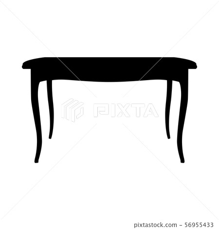 Table Silhouette 56955433