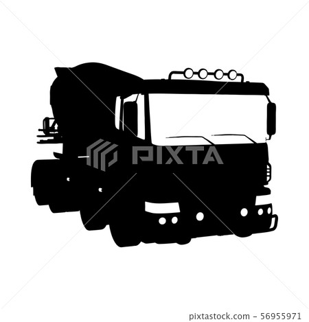 Truck Silhouette Truck Silhouette 56955971