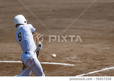 High school baseball game landscape 56957208
