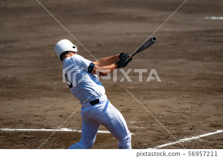 High school baseball game landscape 56957211