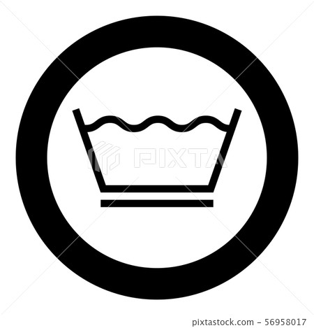 Delicate wash Clothes care symbols Washing concept Delicate wash Clothes care symbols Washing concept 56958017