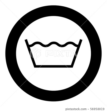 Wash sign Clothes care symbols Washing concept Wash sign Clothes care symbols Washing concept 56958019